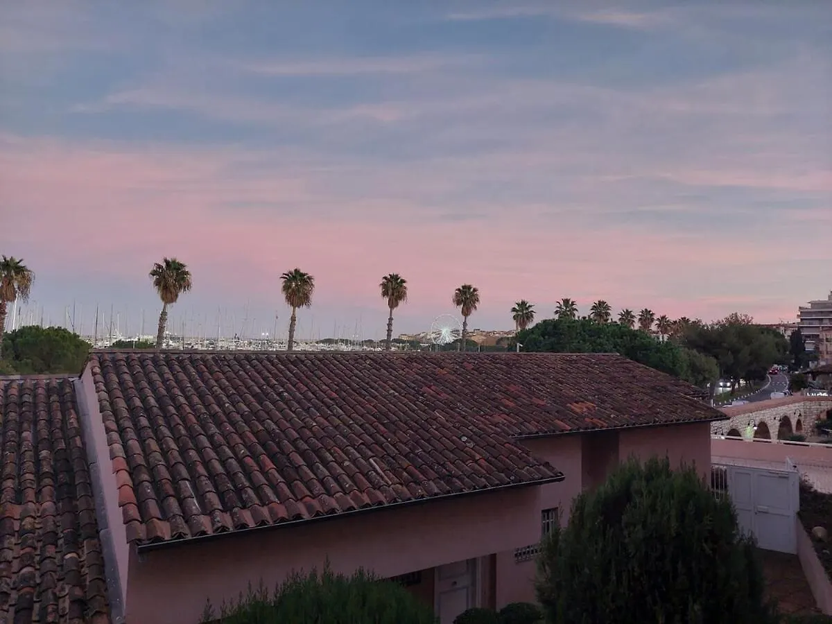 Lejlighed Studio With Balcony In Antibes With Ac